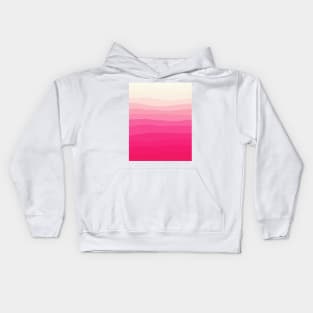 Abstract print, Pink ombre, Pink, Abstract art, Pattern, Modern art, Wall decor Kids Hoodie